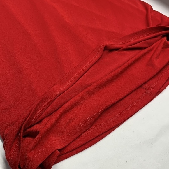 𝅺Jolibel Fully Lined Dress Size 6 Colour Red Made in Canada - Picture 4 of 9